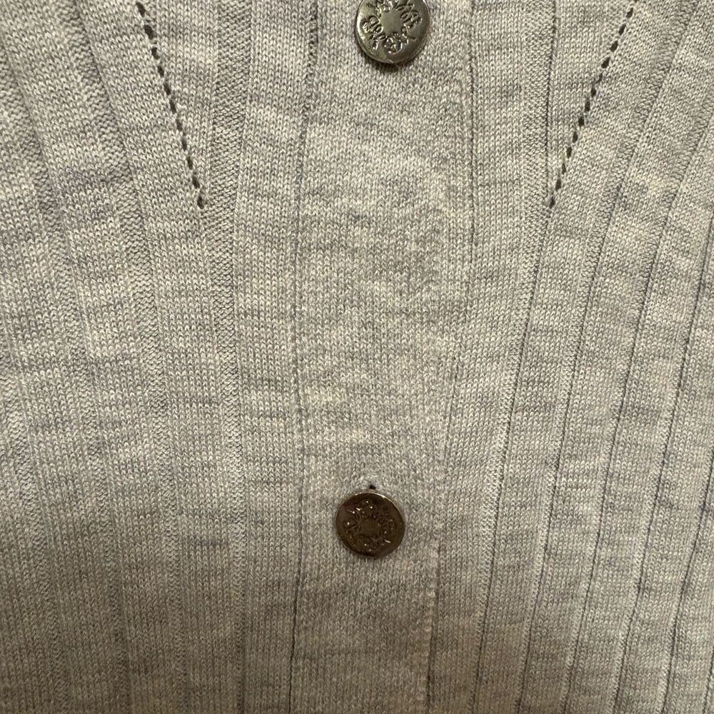 NWT White House Black Market Ribbed Soft Cardigan Quite Luxury Preppy Modern - Picture 4 of 10